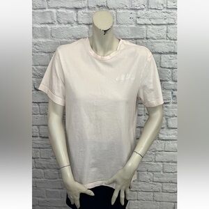 ADIDAS LIGHT PINK SHORT SLEEVE TEE TOP SIZE S